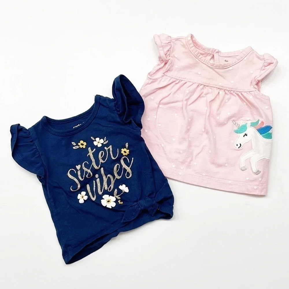 Carter's baby girls tops